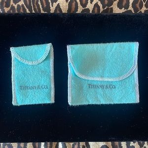 Tiffany & Co. BUNDLE(2) travel fleece envelope pouches